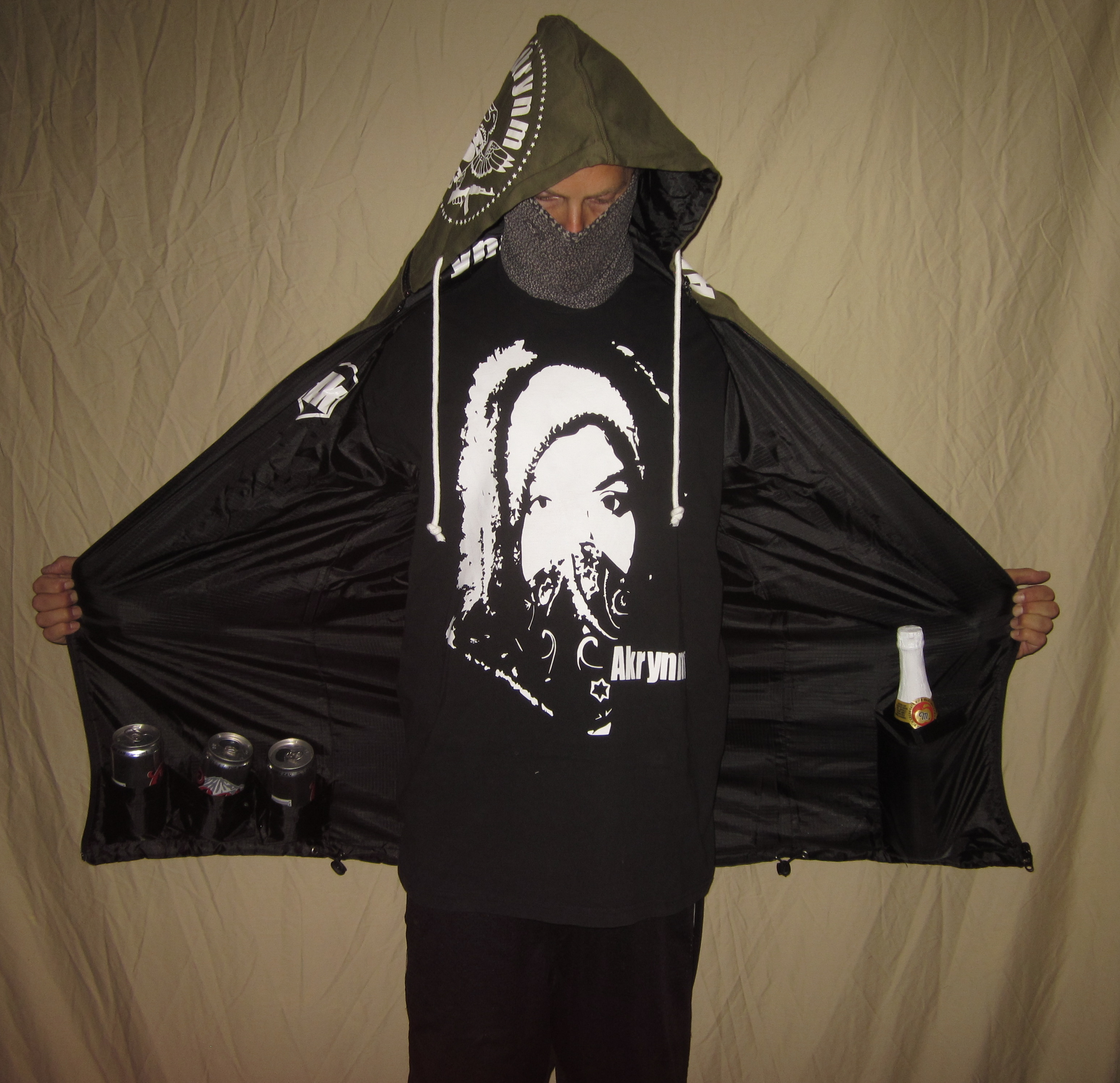 A Tall "Akrynm Army hoodie "