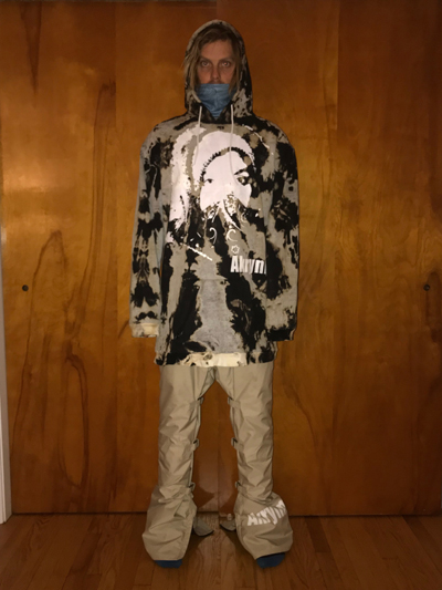 A Tall "Tie Dyed Alive" Hoodie-XLT - Click Image to Close